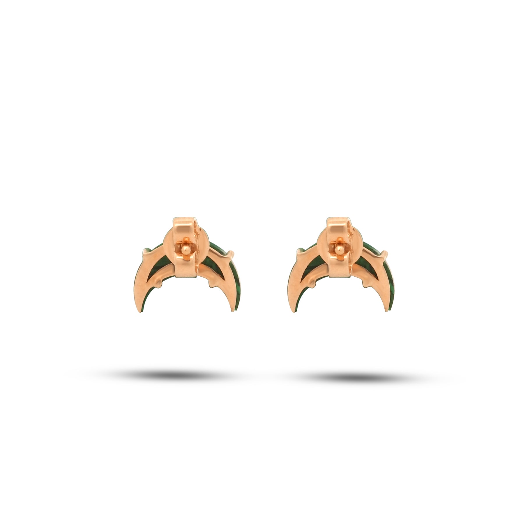 Moon Stone With A Diamond Earrings