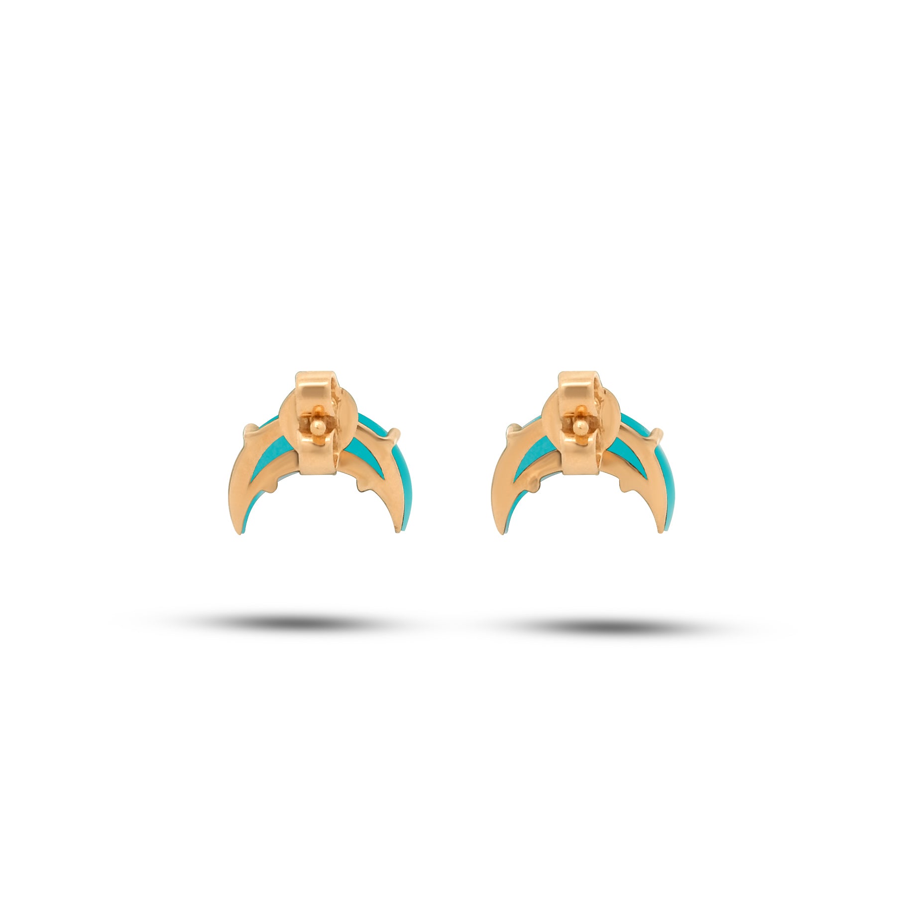 Moon Stone With A Diamond Earrings