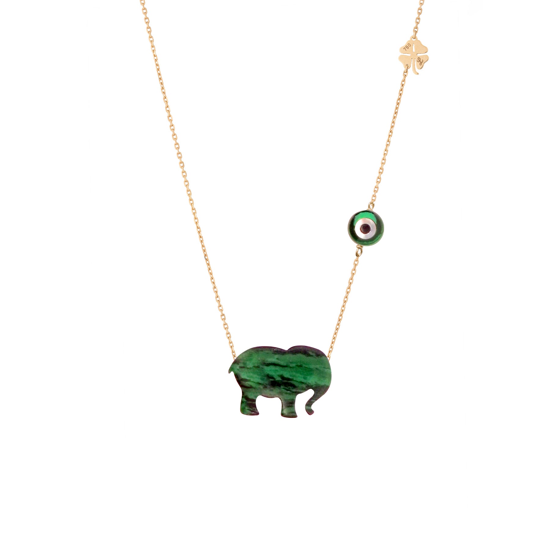 Level up your Elephant lucky charm with an Evil Eye