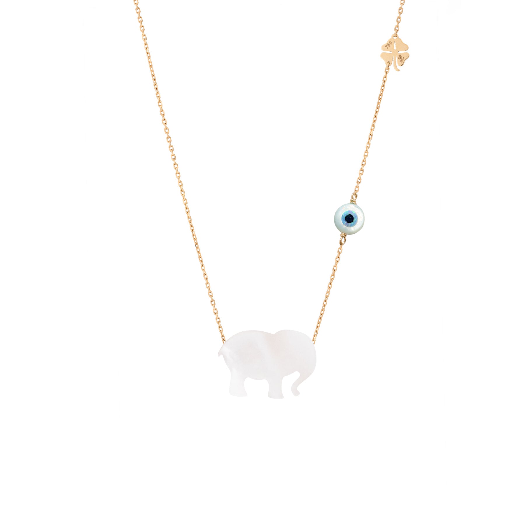 Level up your Elephant lucky charm with an Evil Eye