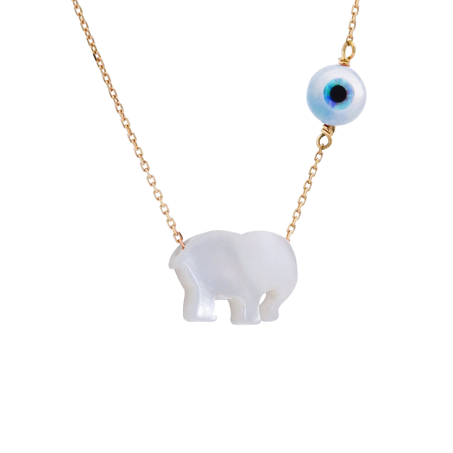 Level up your Elephant lucky charm with an Evil Eye