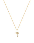 Roll On Nekclace Palm Tree Diamonds