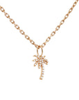 Roll On Nekclace Palm Tree Diamonds