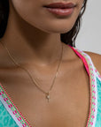 Roll On Nekclace Palm Tree Diamonds