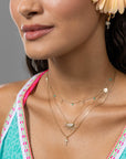 Roll On Nekclace Palm Tree Diamonds