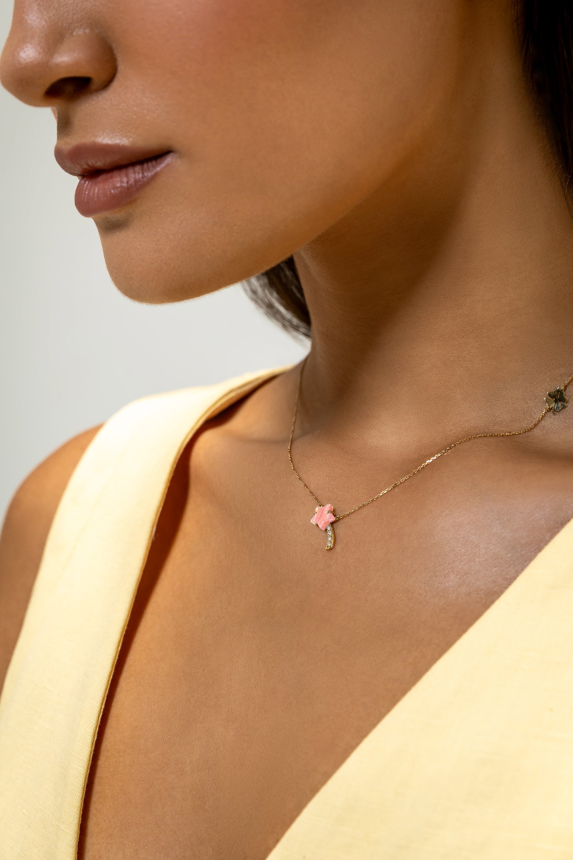 Shooting Star Diamonds Necklace