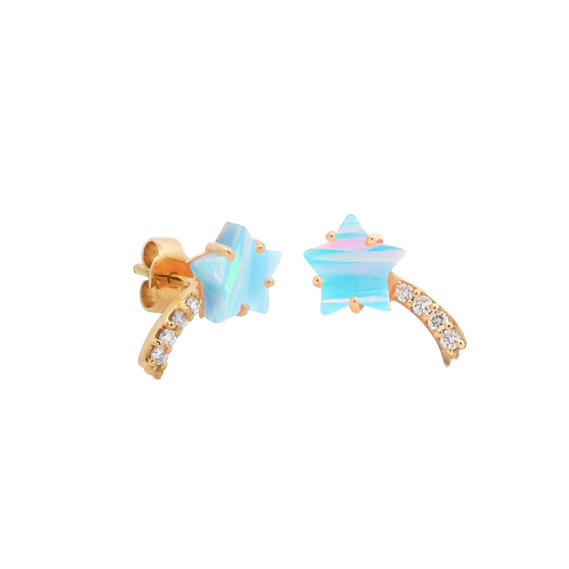 Shooting Star Diamonds Earrings