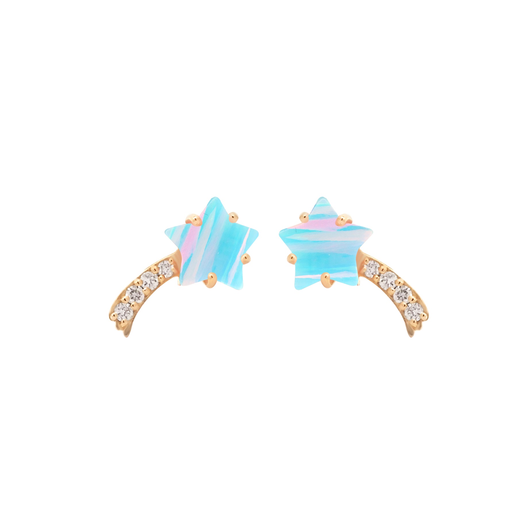 Shooting Star Diamonds Earrings