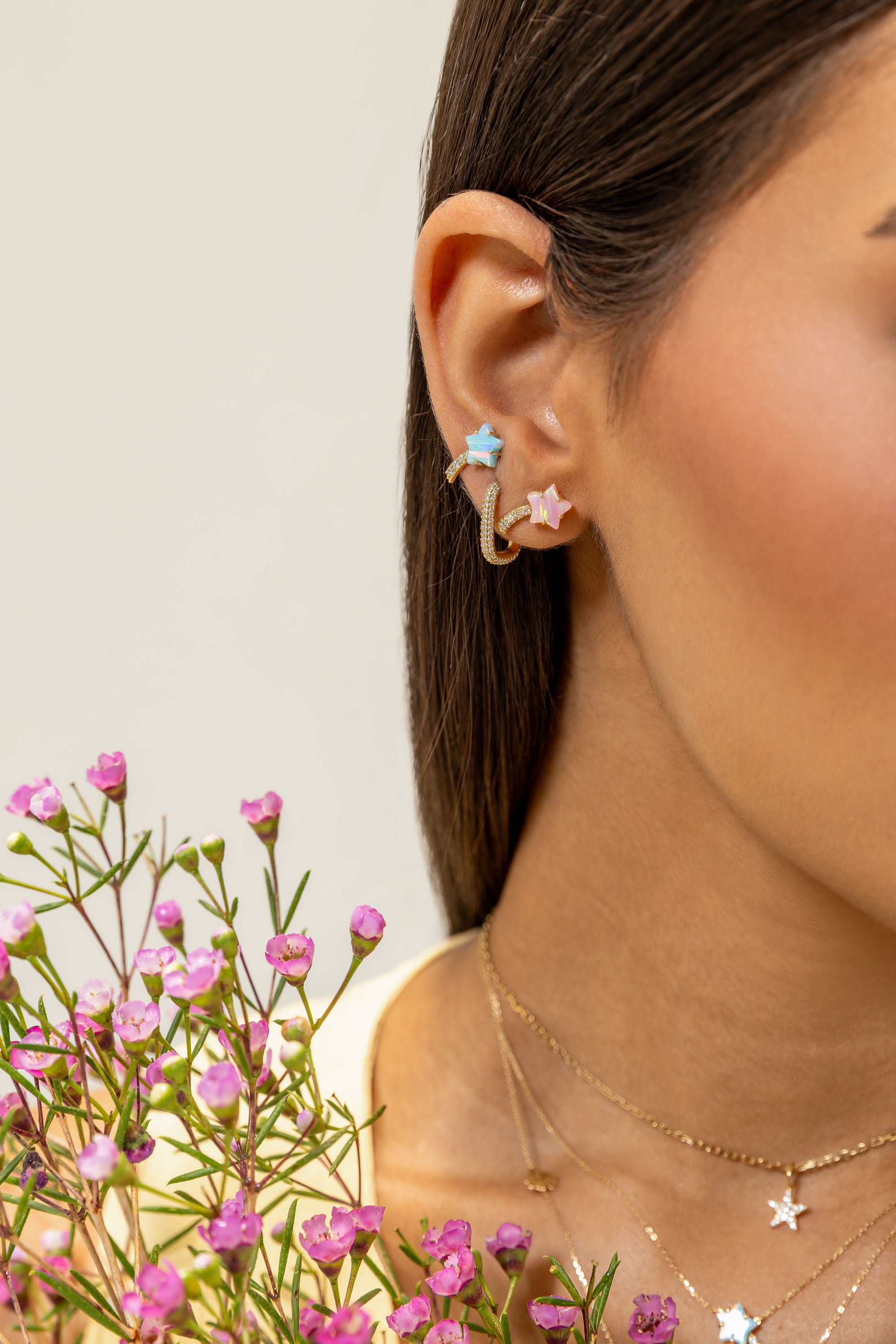 Shooting Star Diamonds Earrings