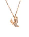Mini Dove Peace Diamonds Necklace