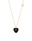 Tiny Amulet Heart Frame Dot Eyelash