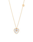 Tiny Amulet Heart Frame Dot Eyelash