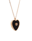 Tiny Amulet Heart Frame Dot Eyelash