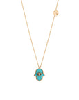 Tiny Amulet Fatima Frame Dot Eyelash