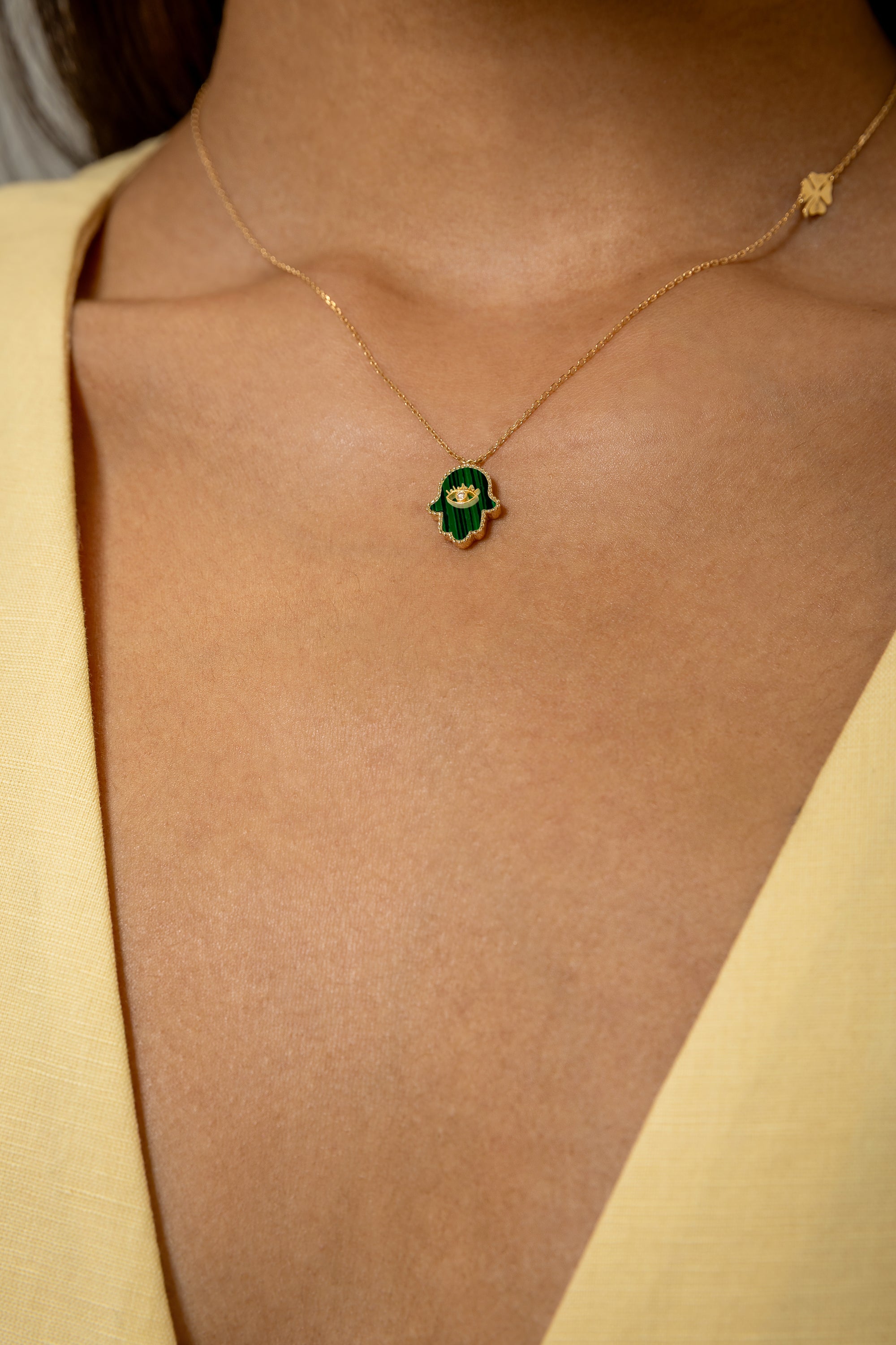 Tiny Amulet Fatima Frame Dot Eyelash