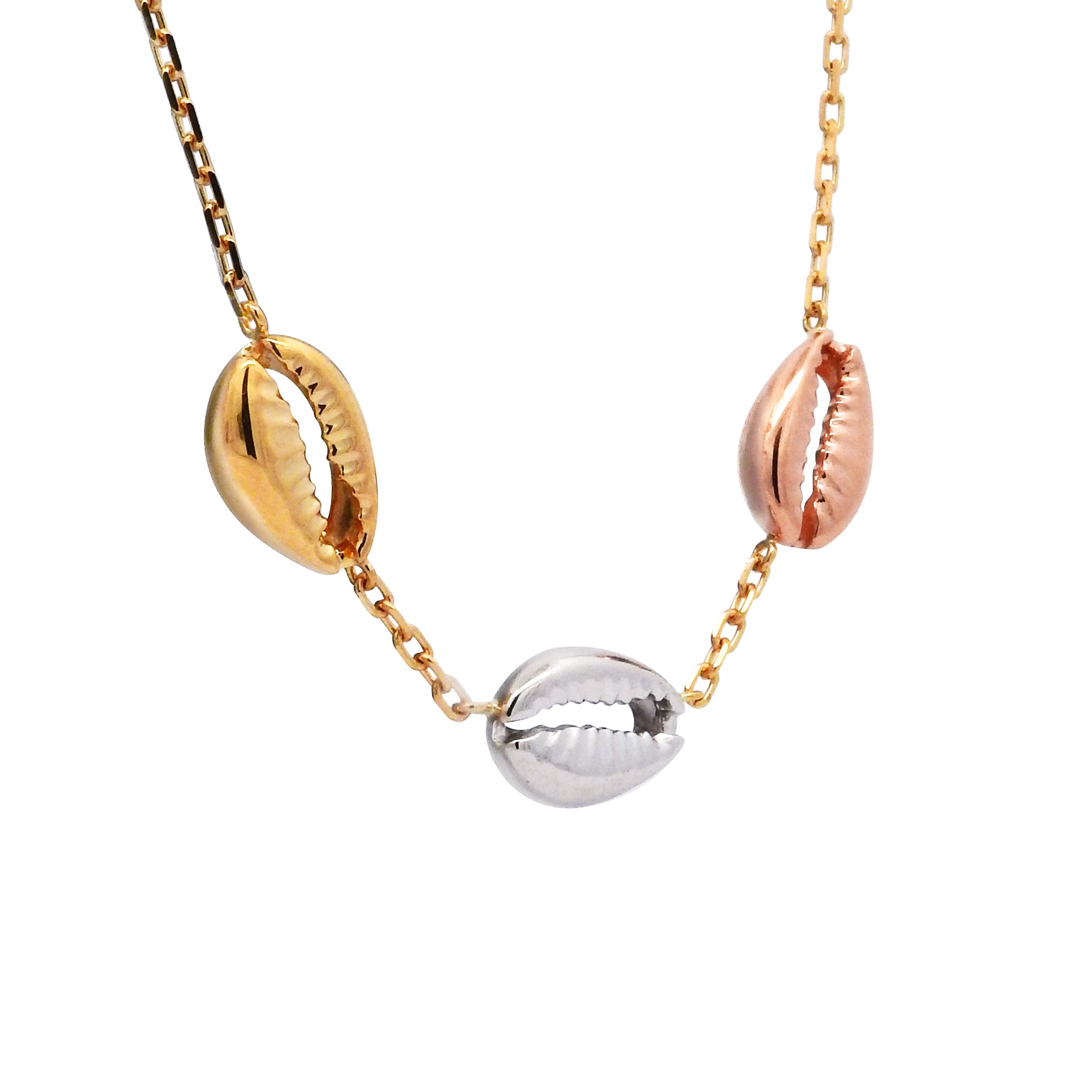 Trio Mini Cowrie Choker