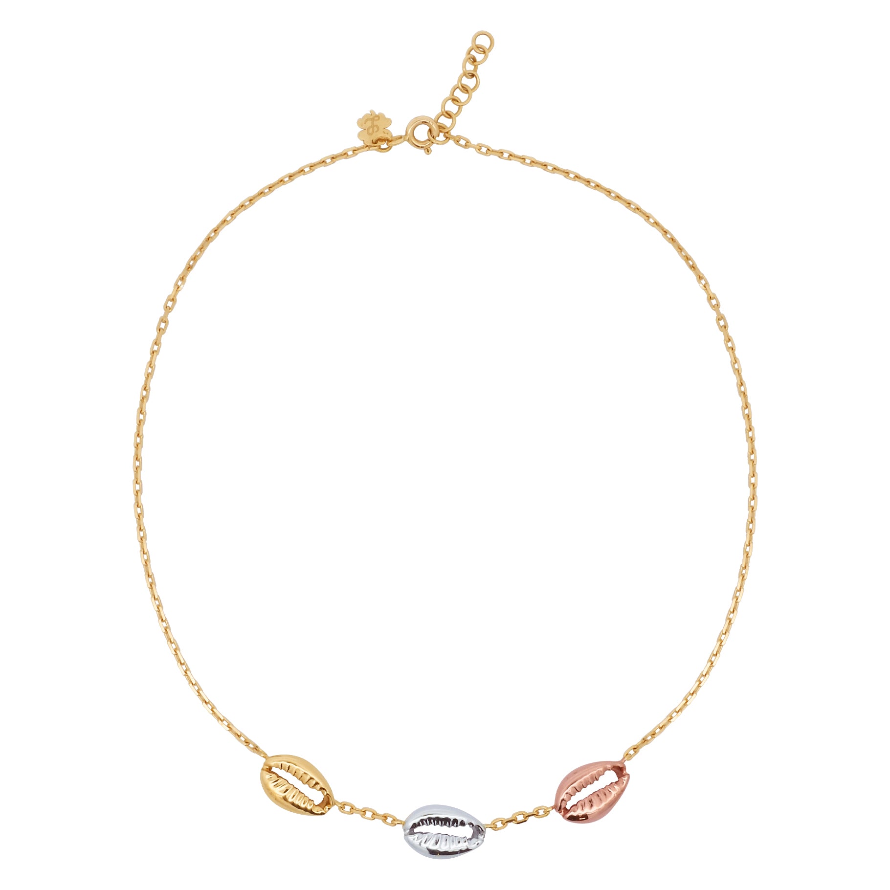 Trio Mini Cowrie Choker