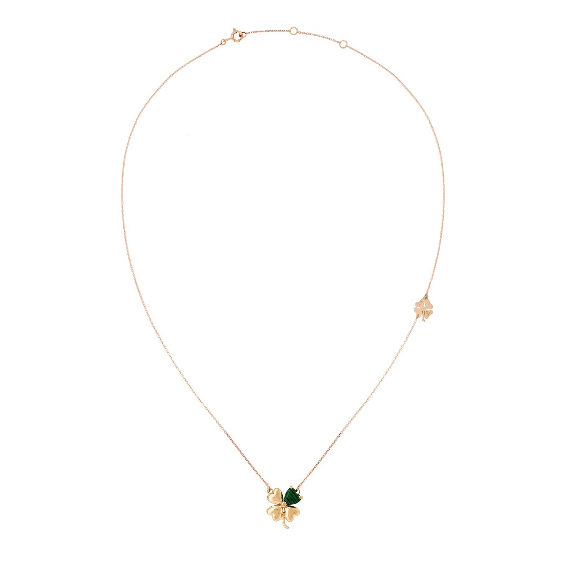 Oh Clover Full Gold with a Leaf