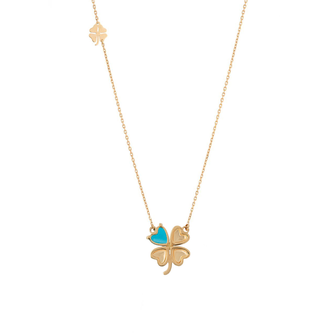 Oh Clover Full Gold with a Leaf