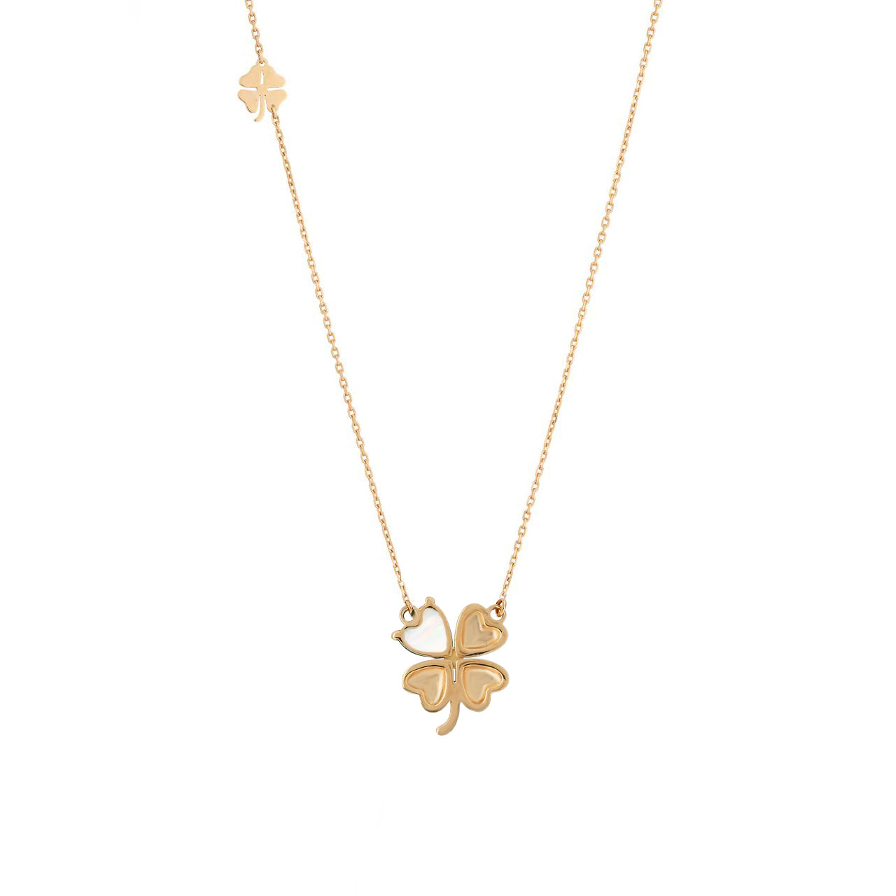Oh Clover Full Gold with a Leaf
