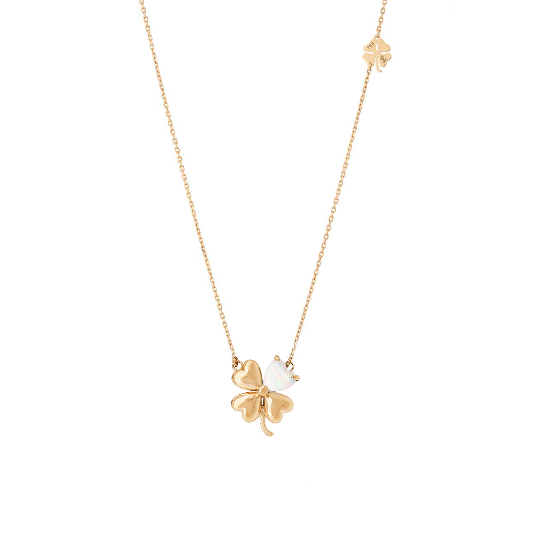 Oh Clover Full Gold with a Leaf