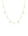 Retro Pompoms Suns Necklace