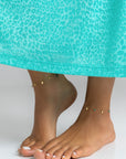 Retro Pompoms Clovers Anklet