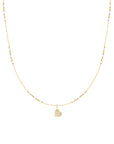 The 99 with a Fixed Heart Diamond Charm