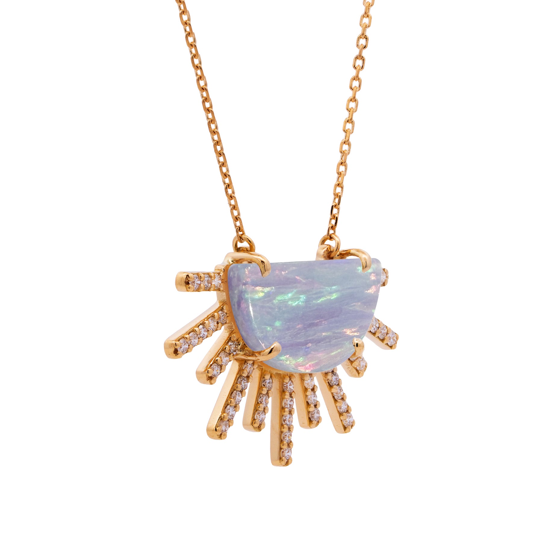Sunrise Madness Diamonds Rays Necklace