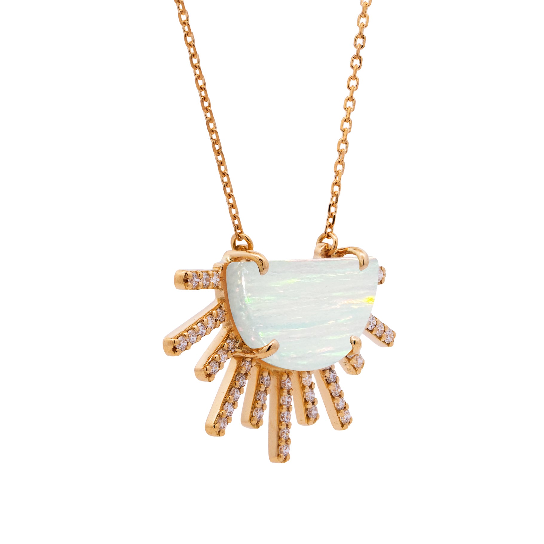 Sunrise Madness Diamonds Rays Necklace