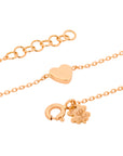 1 Initial Tiny Heart Bracelet