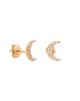 Moon Diamonds Studs