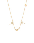 UAE Palm Tree Diamonds Necklace