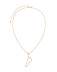 Lebanon Diamonds Outline with Forever Diamonds Clasp with 70 cm adjustable chain