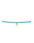 Turquoise Palm Tree Anklet