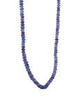 Rondelles Tanzanite Semi Precious Stones Necklace