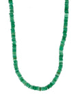 Rondelles Green Onyx Semi Precious Stones Necklace