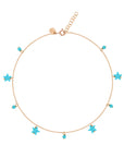 Charms Pompom Anklet Star