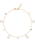 Sea Shells Pompons Anklet