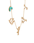 La Illah Illa Lah In Motion Necklace Diamonds