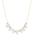 Sea Shells Pompons Necklace
