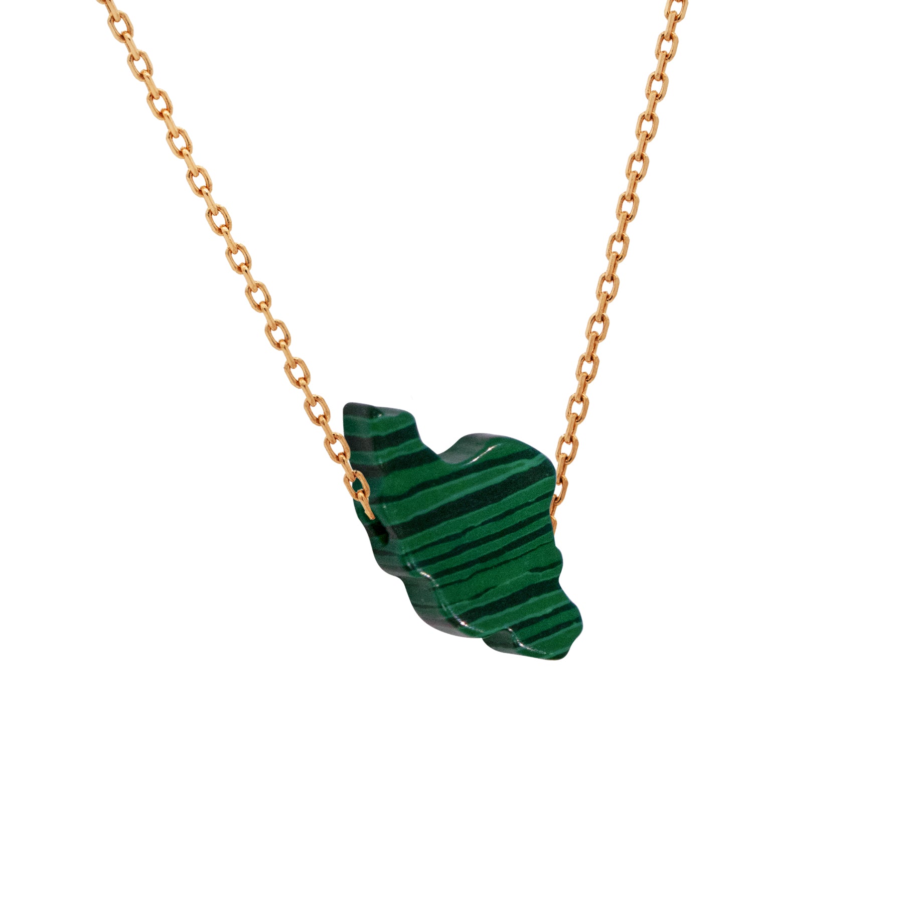 Lucky Iran Map Necklace