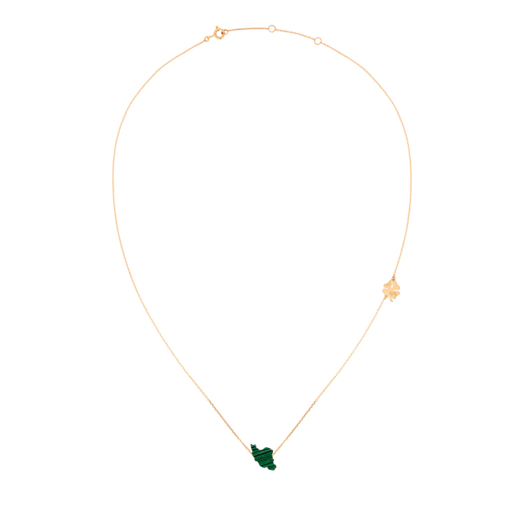Lucky Iran Map Necklace