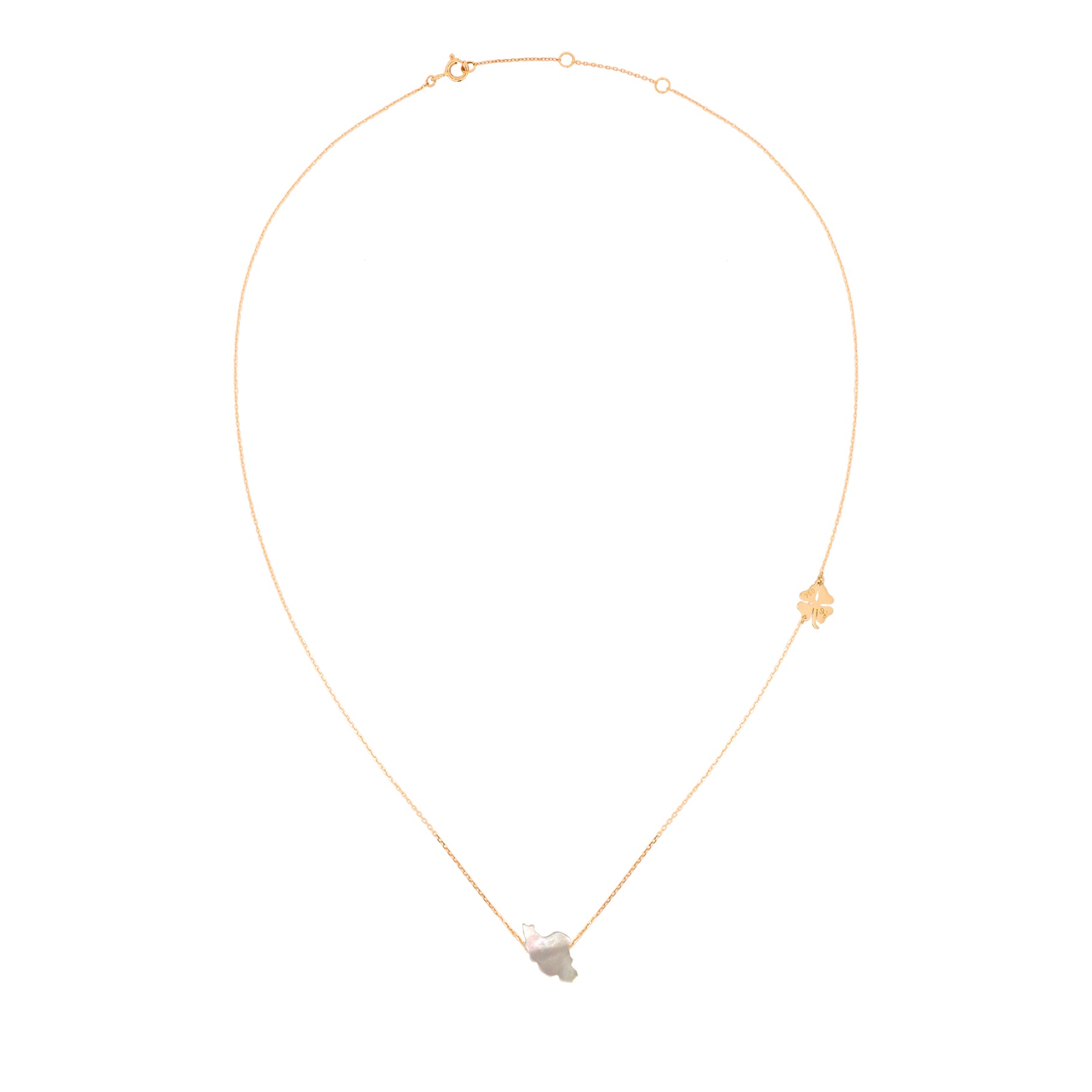 Lucky Iran Map Necklace