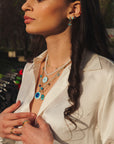 Turkish Eye Griffe Pendant With Clasp