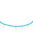 The Romantic One- Semi-precious Turquoise (stars & Moon) Necklace