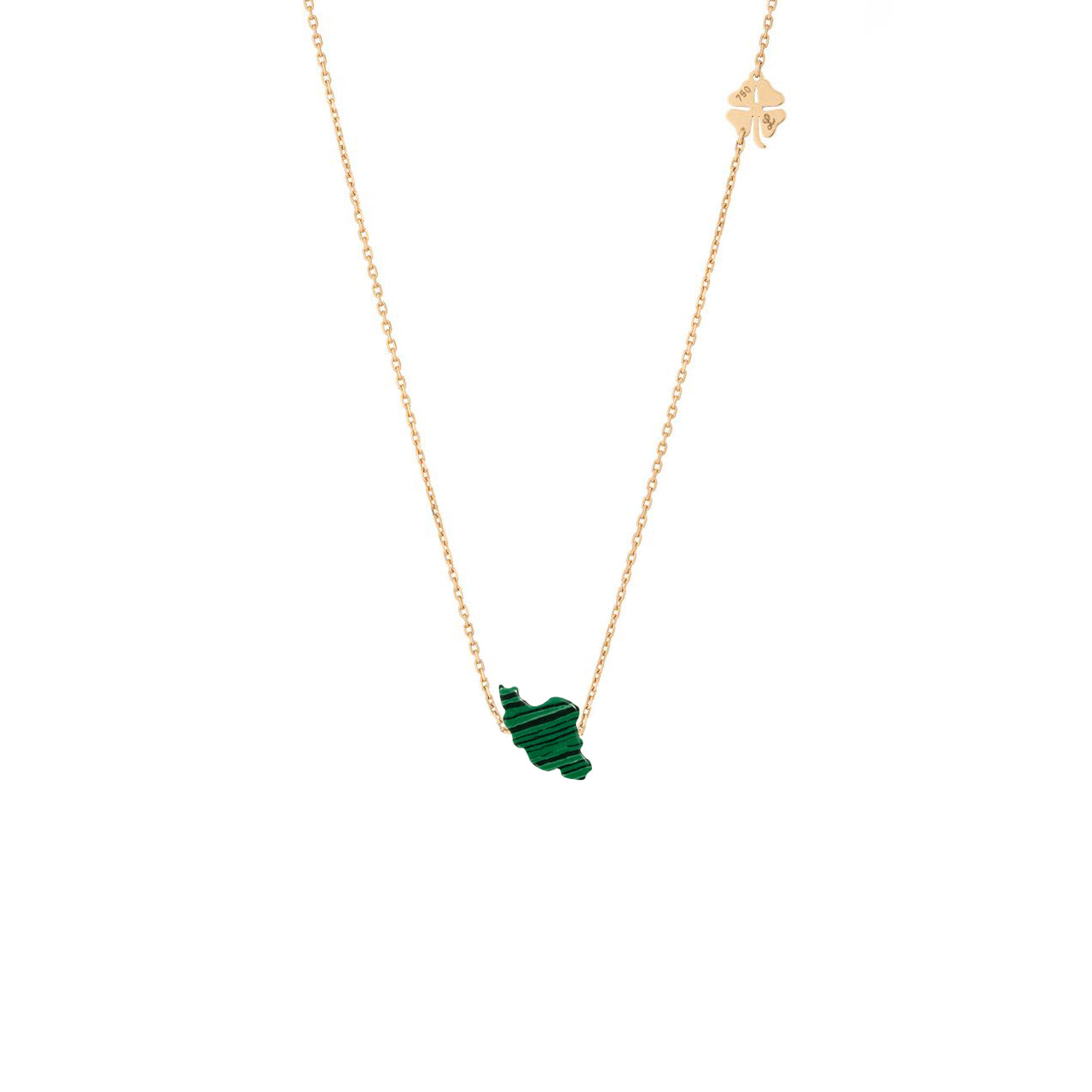 Lucky Iran Map Necklace