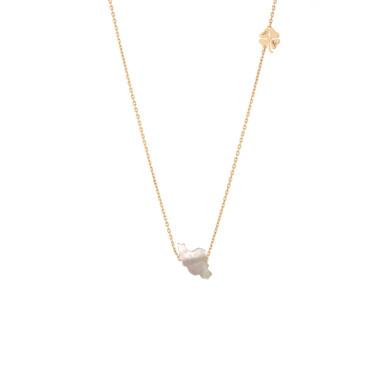 Lucky Iran Map Necklace