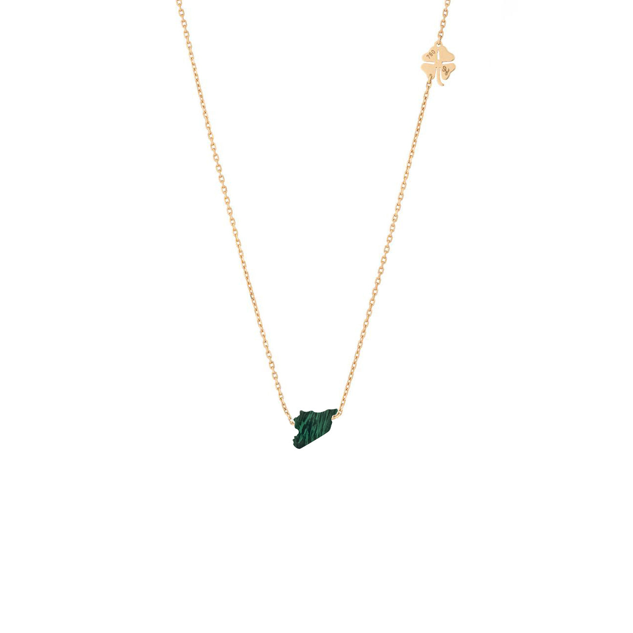 Lucky Syria Map Necklace
