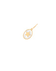 Tiny Medallion Enamel Star Pendant